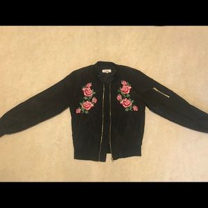 Charlotte Russe floral bomber